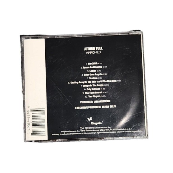 Jethro Tull: Warchild Vintage CD Tested (1974) Pre-owned - Picture 2 of 4